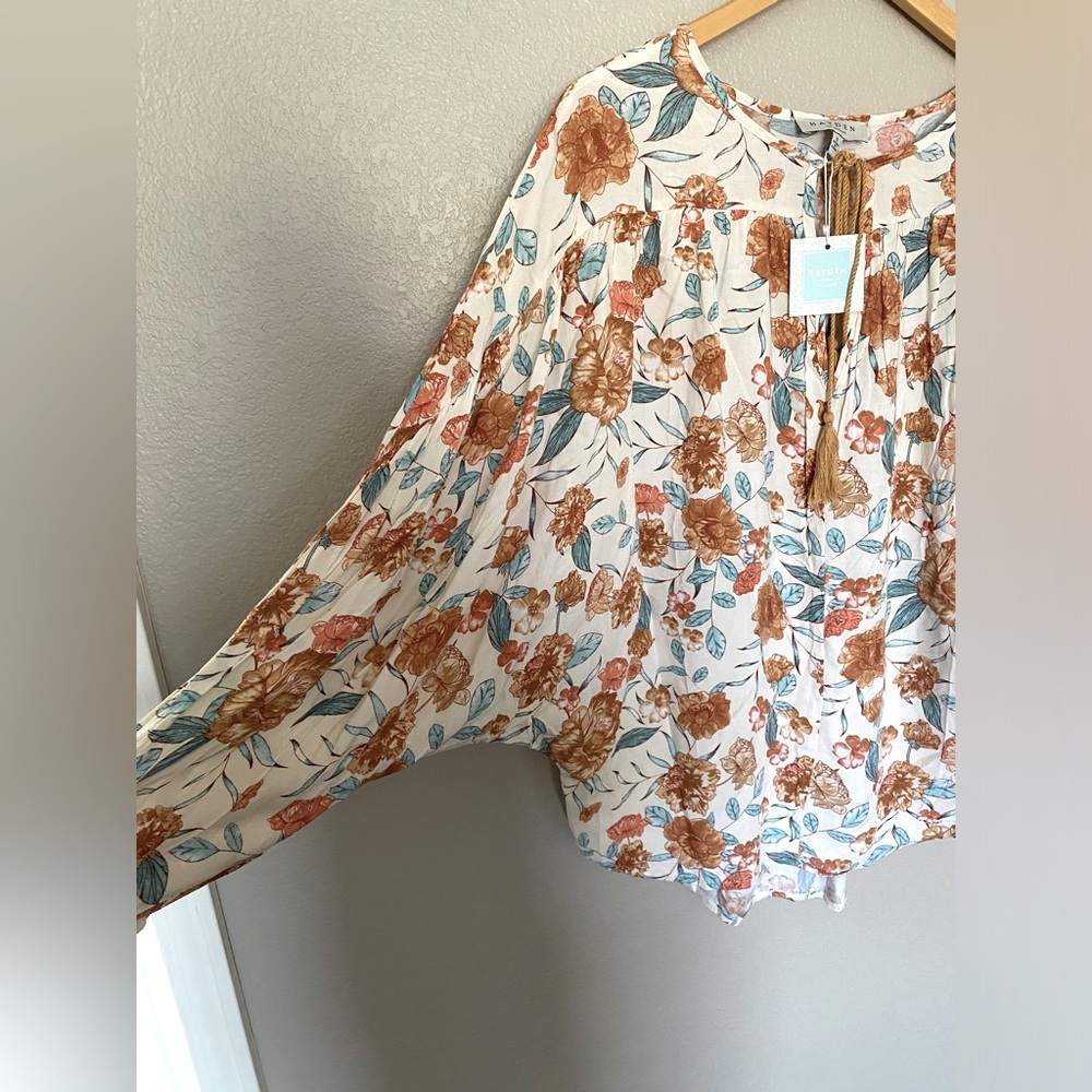 Bohme Hayden Floral Blouse Size Small